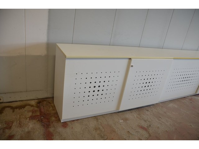 Archiefkast met 2 schuifdeuren en 4 leggers, 160x50x90 - afbeelding 1 van  6