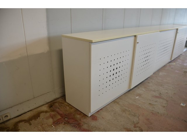 Archiefkast met 2 schuifdeuren en 4 leggers, 160x50x90 - afbeelding 2 van  6