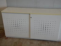 Archiefkast met 2 schuifdeuren en 4 leggers, 160x50x90 - afbeelding 3 van  6