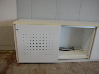 Archiefkast met 2 schuifdeuren en 4 leggers, 160x50x90 - afbeelding 4 van  6