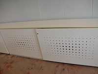 Archiefkast met 2 schuifdeuren en 5 leggers, 240x50x90 cm - afbeelding 1 van  6