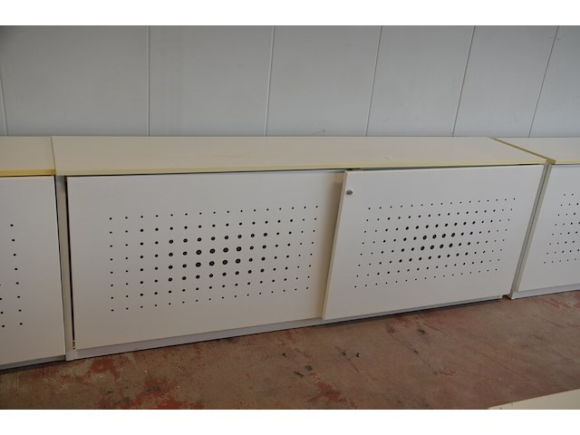 Archiefkast met 2 schuifdeuren en 5 leggers, 240x50x90 cm - afbeelding 2 van  6
