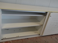 Archiefkast met 2 schuifdeuren en 5 leggers, 240x50x90 cm - afbeelding 5 van  6