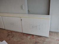 Archiefkast met 2 schuifdeuren en 6 leggers, 240x50x90 cm - afbeelding 1 van  6