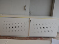 Archiefkast met 2 schuifdeuren en 6 leggers, 240x50x90 cm - afbeelding 2 van  6