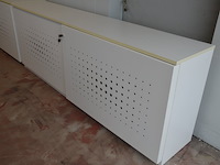 Archiefkast met 2 schuifdeuren en 6 leggers, 240x50x90 cm - afbeelding 3 van  6