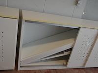 Archiefkast met 2 schuifdeuren en 6 leggers, 240x50x90 cm - afbeelding 4 van  6