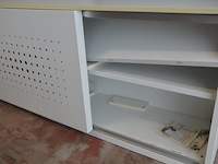 Archiefkast met 2 schuifdeuren en 6 leggers, 240x50x90 cm - afbeelding 5 van  6