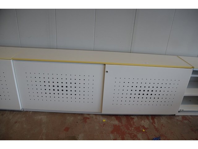 Archiefkast met 2 schuifdeuren (gesloten), 240x50x90 cm - afbeelding 3 van  5