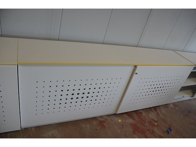 Archiefkast met 2 schuifdeuren (gesloten), 240x50x90 cm - afbeelding 4 van  5