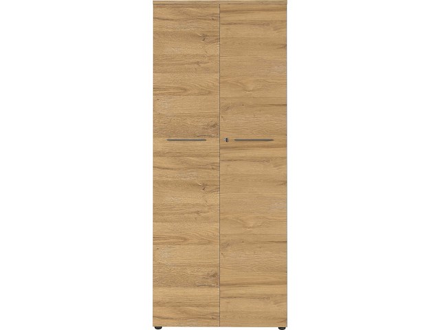 Archiefkast osmond 80cm met 2 deuren - eik/grafiet - afbeelding 1 van  9