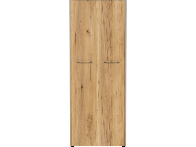 Archiefkast robert 196 cm 2 deuren - antraciet/eik - afbeelding 1 van  7