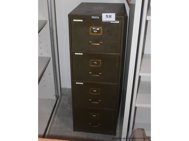 Archiefkast, wiemann, 4 laden - afbeelding 1 van  1