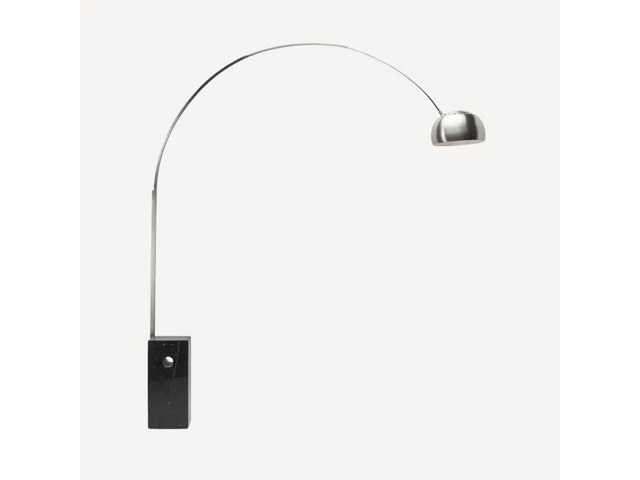 Arco vloerlamp - zwarte marmeren voet - afbeelding 2 van  4