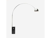 Arco vloerlamp - zwarte marmeren voet - afbeelding 2 van  4