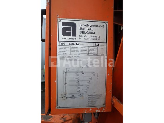 Arcomet t33a zelfoprichtende kraan - afbeelding 11 van  27