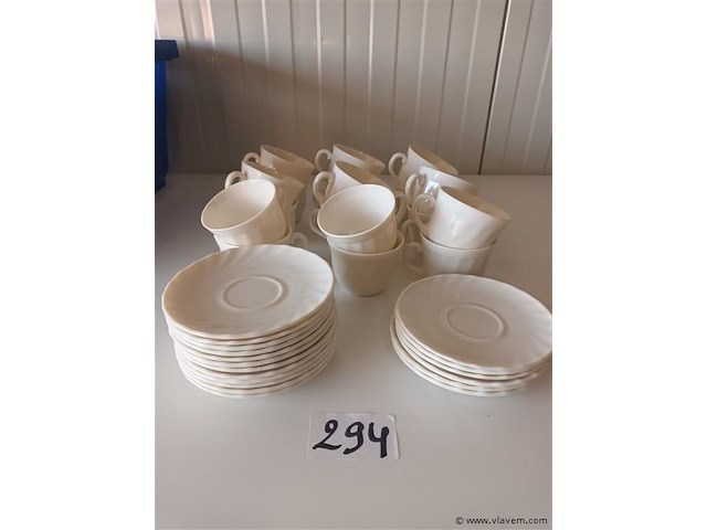 Arcopal koffieservies. 36-delig - afbeelding 2 van  4