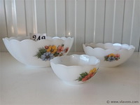 Arcopal kommen. 3 stuks - afbeelding 3 van  3