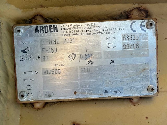 Arden benne 2031 overslaggrijper - afbeelding 8 van  9