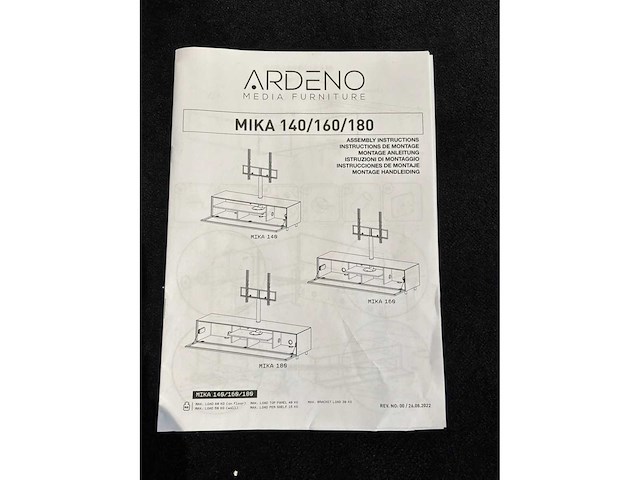Ardeno mika 160 tv meubel - afbeelding 3 van  4
