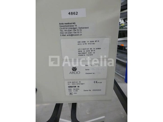 Ardo senator 30 chirurgische vacuümpomp - afbeelding 5 van  5