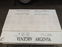 Argenta dimension rough cream decor mat wandtegel 40x120 cm 22,56 m²