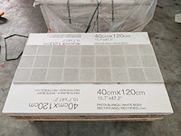 Argenta dimension rough grey decor mat wandtegel 40x120 cm 23,04 m² - afbeelding 2 van  6