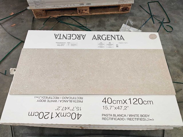Argenta dimension taupe mat wandtegel 40x120 cm 14.88 m² - afbeelding 1 van  7