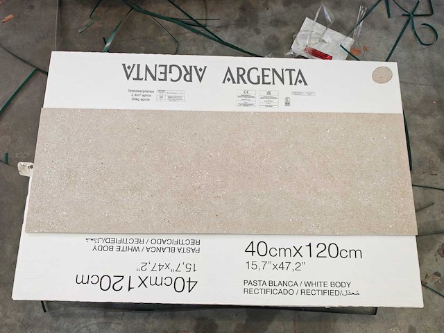 Argenta dimension taupe mat wandtegel 40x120 cm 14.88 m² - afbeelding 2 van  7