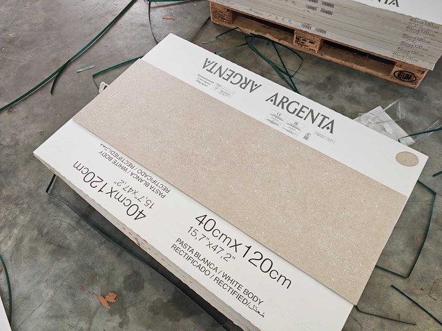 Argenta dimension taupe mat wandtegel 40x120 cm 14.88 m² - afbeelding 3 van  7