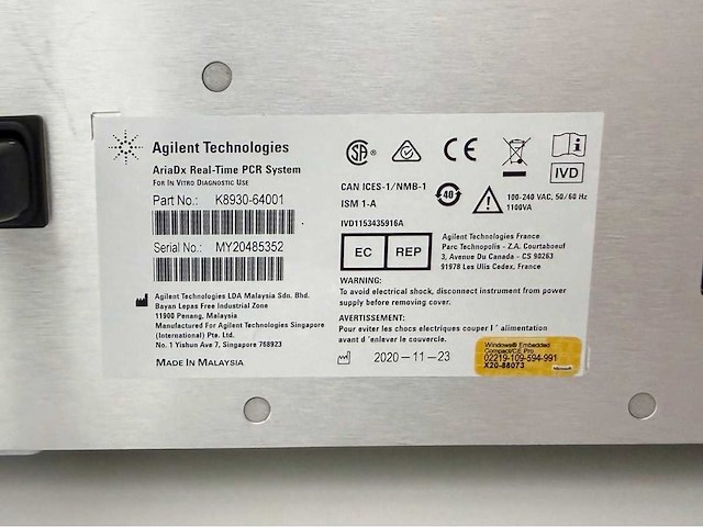 Ariadx real-time pcr-systeem - afbeelding 6 van  6