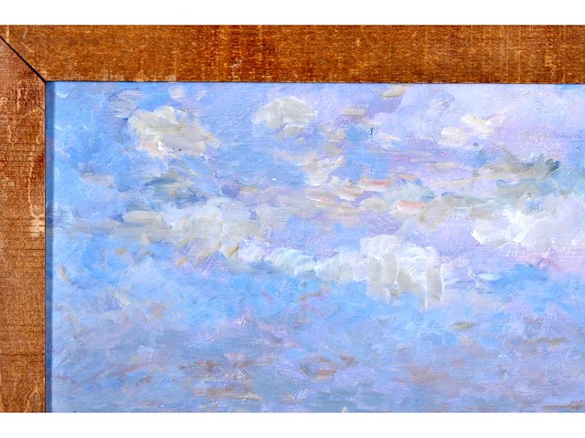 Arie-kees van noort - zandvoort - olie op paneel - gesigneerd - 30x45 cm - afbeelding 4 van  6