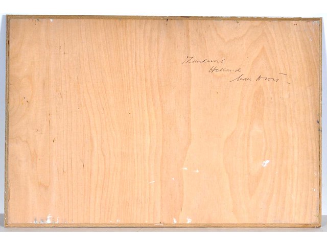 Arie-kees van noort - zandvoort - olie op paneel - gesigneerd - 30x45 cm - afbeelding 9 van  12