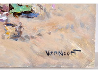 Arie-kees van noort - zandvoort - olie op paneel - gesigneerd - 30x45 cm - afbeelding 2 van  12