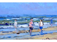 Arie-kees van noort - zandvoort - olie op paneel - gesigneerd - 30x45 cm - afbeelding 3 van  12