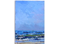 Arie-kees van noort - zandvoort - olie op paneel - gesigneerd - 30x45 cm - afbeelding 8 van  12