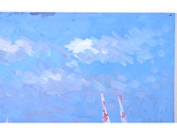 Arie-kees van noort - zandvoort - olie op paneel - gesigneerd - 30x45 cm - afbeelding 5 van  12