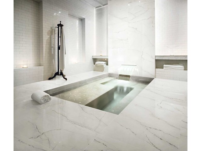 Ariostea marmi classici calacatta lincoln lucidato 60x120 cm - vloertegel 40m² - afbeelding 2 van  2