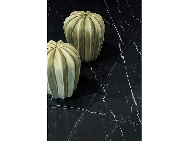 Ariostea marmi classici nero marquinia levigato silk 60x60 cm - vloertegel 34m² - afbeelding 2 van  2