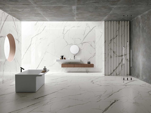 Ariostea ultra marmi statuario altissimo soft 120x270 cm - wandtegel 19m² - afbeelding 3 van  3