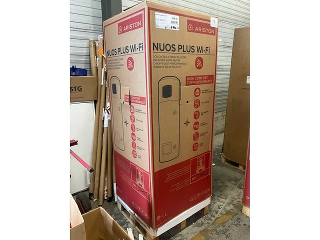 Ariston nuos plus wi-fi 200 cod.3069775 warmtepompboiler - afbeelding 6 van  6