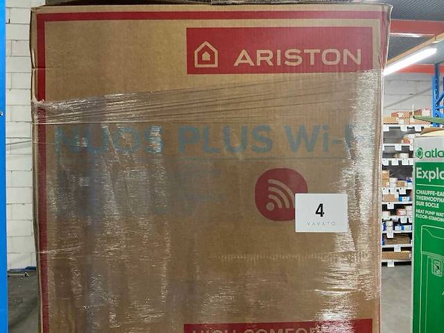 Ariston nuos plus wi-fi 200 warmtepompboiler - afbeelding 1 van  4