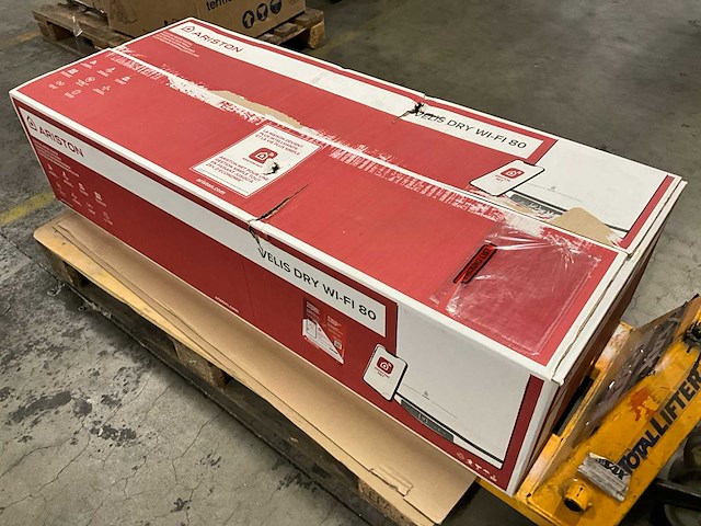 Ariston velis pro dry wifi-fe 80 be eu elektrische boiler - afbeelding 1 van  4