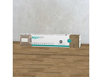 Ariya - pvc - pvc klik laminaat - pvclaminaat 22x122cm 4.8mm met isolatie per 27.8m2 cognac eik - afbeelding 1 van  3