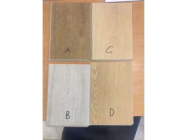 Ariya - pvc - pvc klik laminaat - pvclaminaat 22x122cm 4.8mm met isolatie per 27.8m2 zand eik - afbeelding 2 van  3