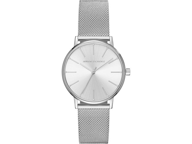 Armani exchange ax5535 women's watch with 36 mm silver stainless steel case with stainless steel mesh strap - afbeelding 1 van  6