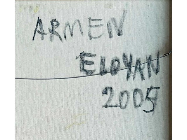 Armen eloyan - olie op doek - 50x60 cm - ingelijst - herkomst: tim van laere gallery - afbeelding 4 van  13