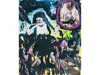 Armen eloyan - olie op doek - 50x60 cm - ingelijst - herkomst: tim van laere gallery