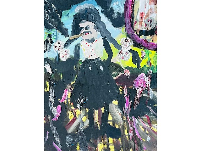 Armen eloyan - olie op doek - 50x60 cm - ingelijst - herkomst: tim van laere gallery - afbeelding 11 van  13