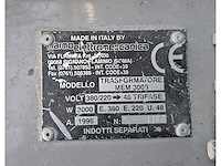 Armo elettromeccanica - mem 3000 - driefasige transformator met aparte wikkelingen - 1996 - afbeelding 3 van  4